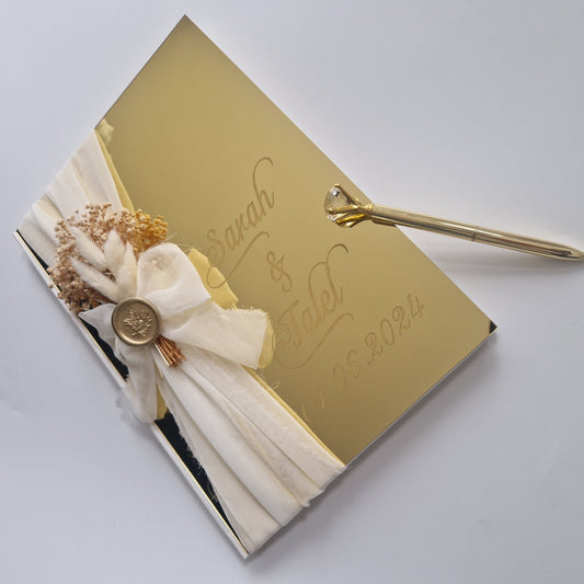 Un libro de visitas para grabar tus preciados recuerdos
