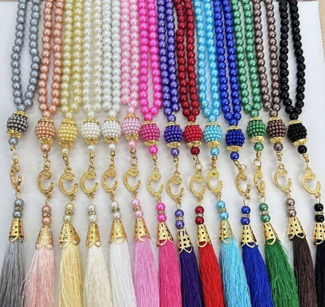 Imán con tasbih y chocolate