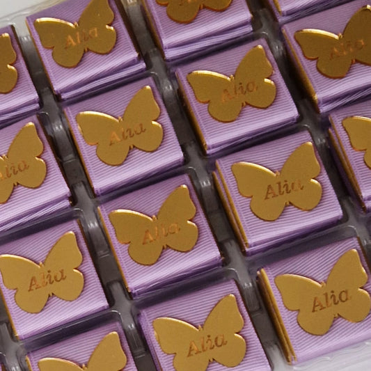 Chocolats avec gravure