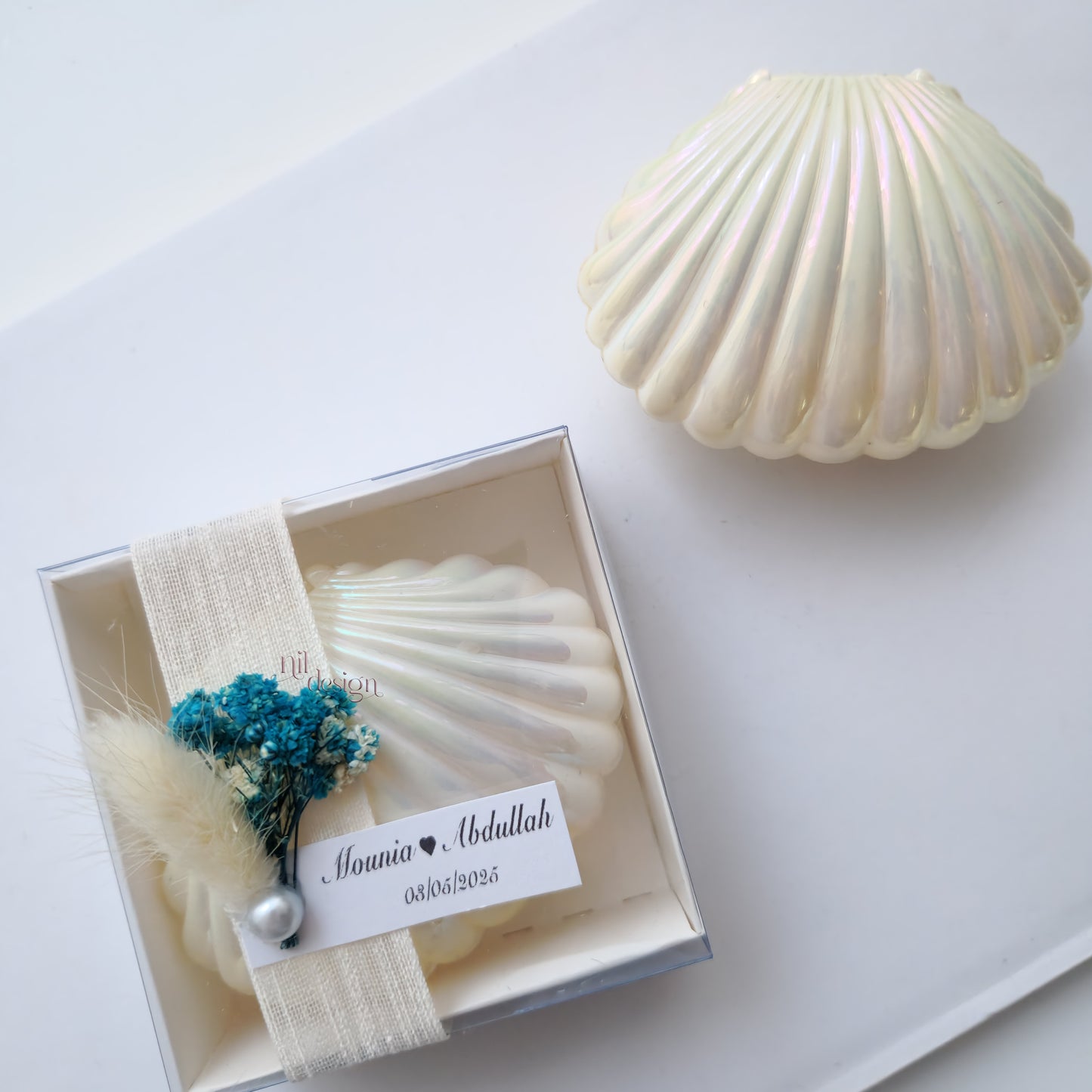 Bougie Coquillage