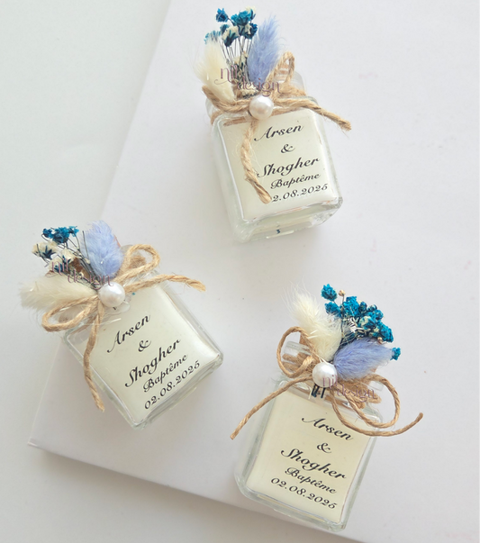 Elegant candle with cork lid