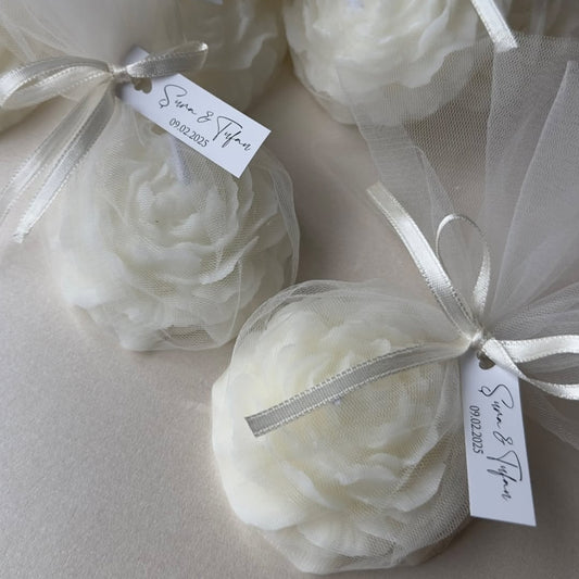 Bougie en Tulle