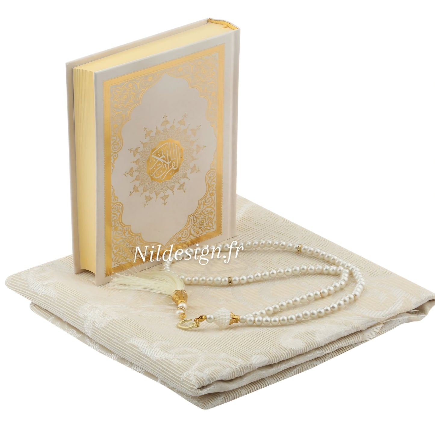 Coffret Prière Essentiel – Tapis, Tasbih & Coran