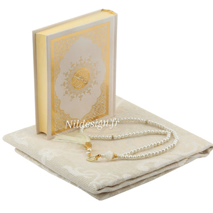 Coffret Prière Essentiel – Tapis, Tasbih & Coran