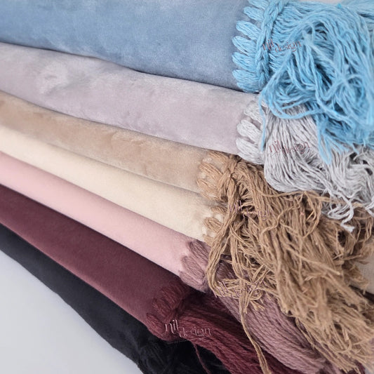 Coffret tapis de prière en velours fin