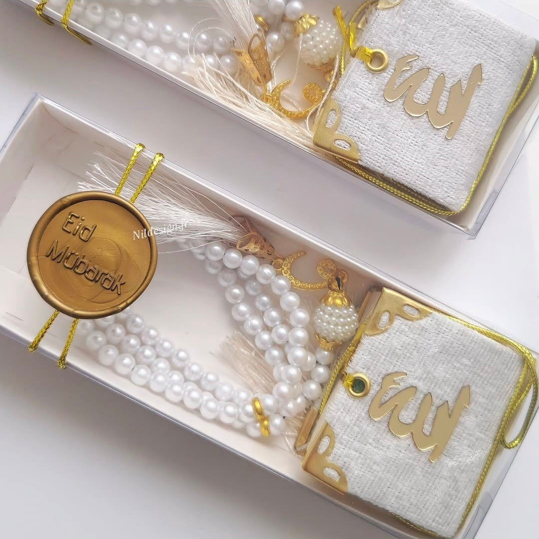 Coffret Eid tasbih & mini Coran