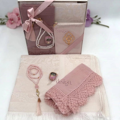 Coffret Prière Élégance – Tapis, Tasbih & Yâ Sîn