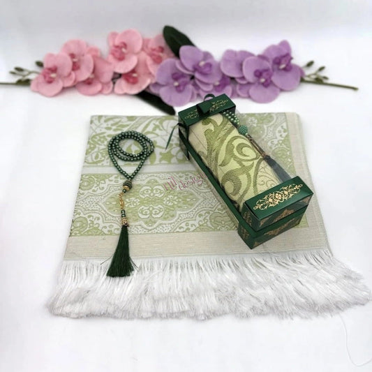 Coffret Prière Essentiel – Tapis & Tasbih